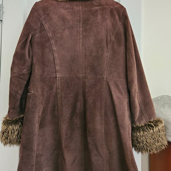 ARMA Brown Suede Coat - Picture 2 of 4